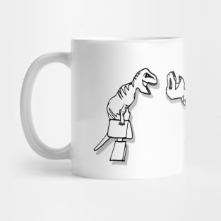 Ninja Warrior Rex Mug